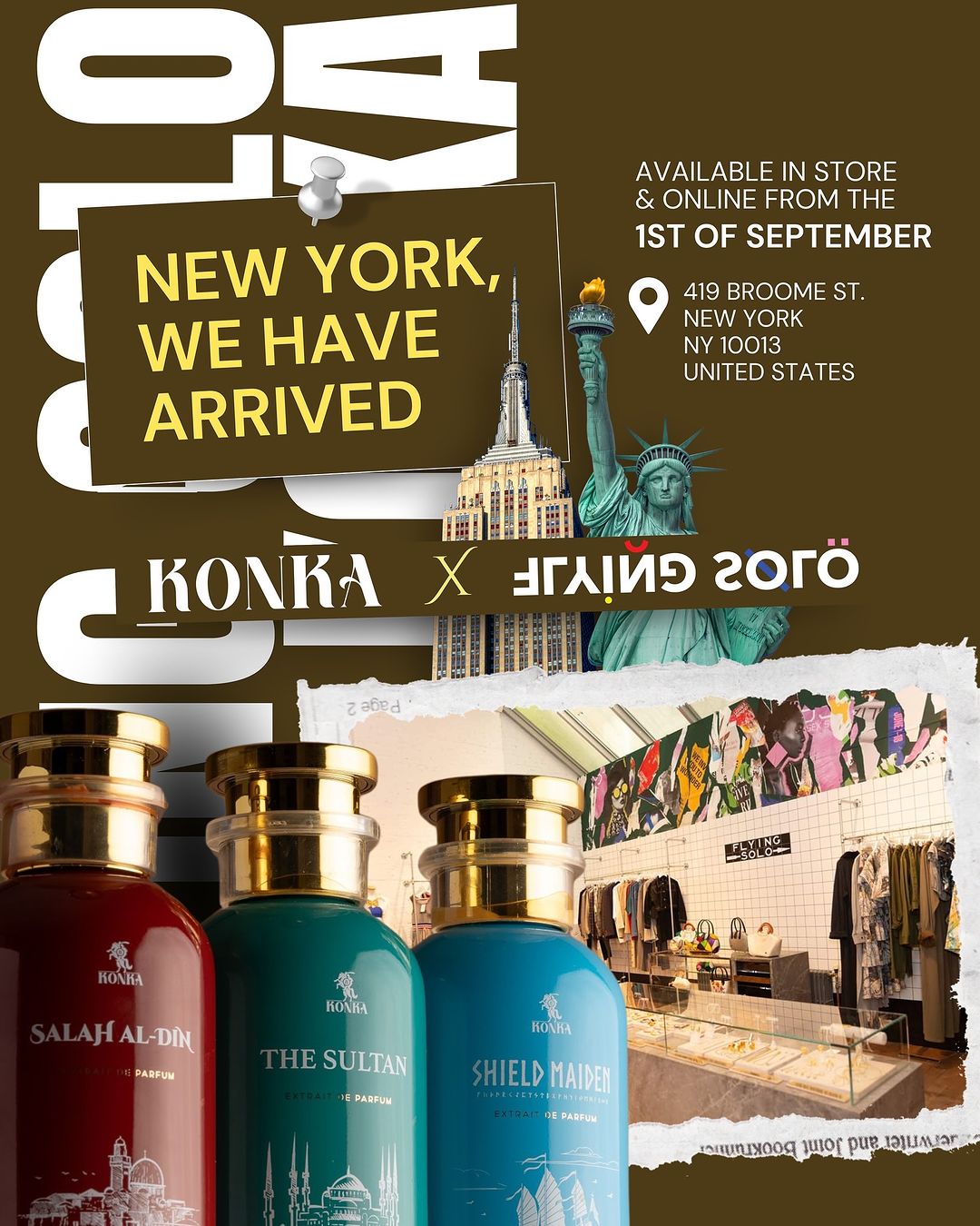 Konka Fragrances Joins Flying Solo: A Global Journey Continues